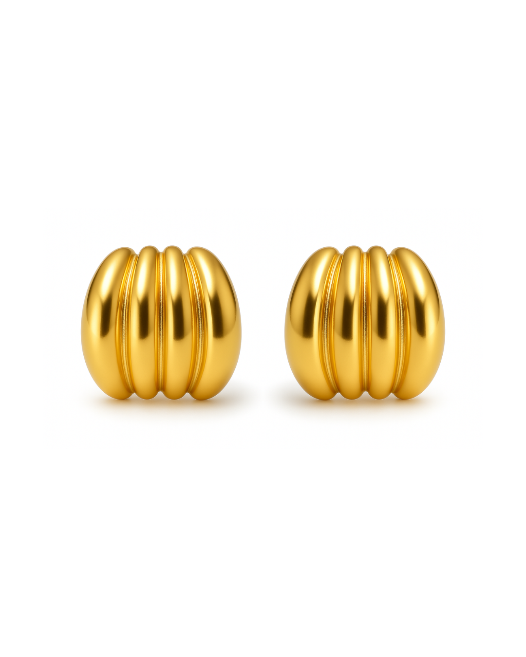Shell Gold Earrings (Stainless Steel)