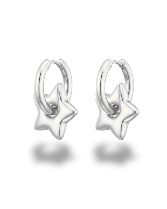Gold Starry Earrings (Stainless Steel)