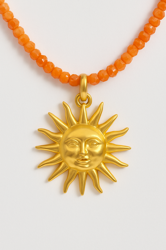 Sunshine Necklace (18K Gold Plated Stainless Steel)
