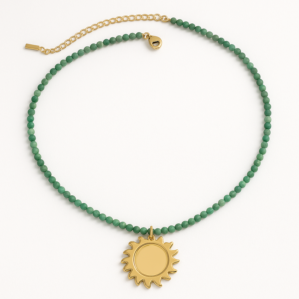 Sunrise Necklace (18K Gold Plated, Stainless Steel)
