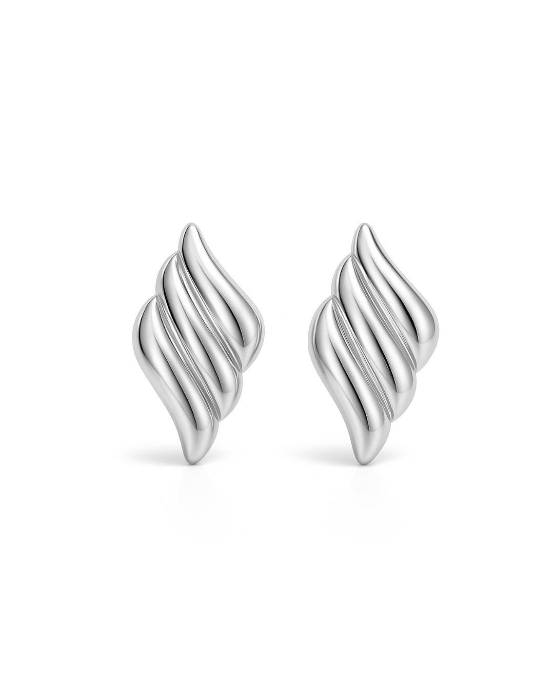 Winged Silver Vintage Style Earrings (18K Gold Plated)