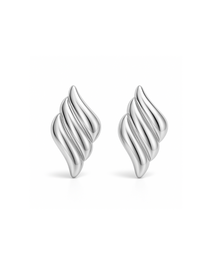 Winged Silver Vintage Style Earrings (18K Gold Plated)