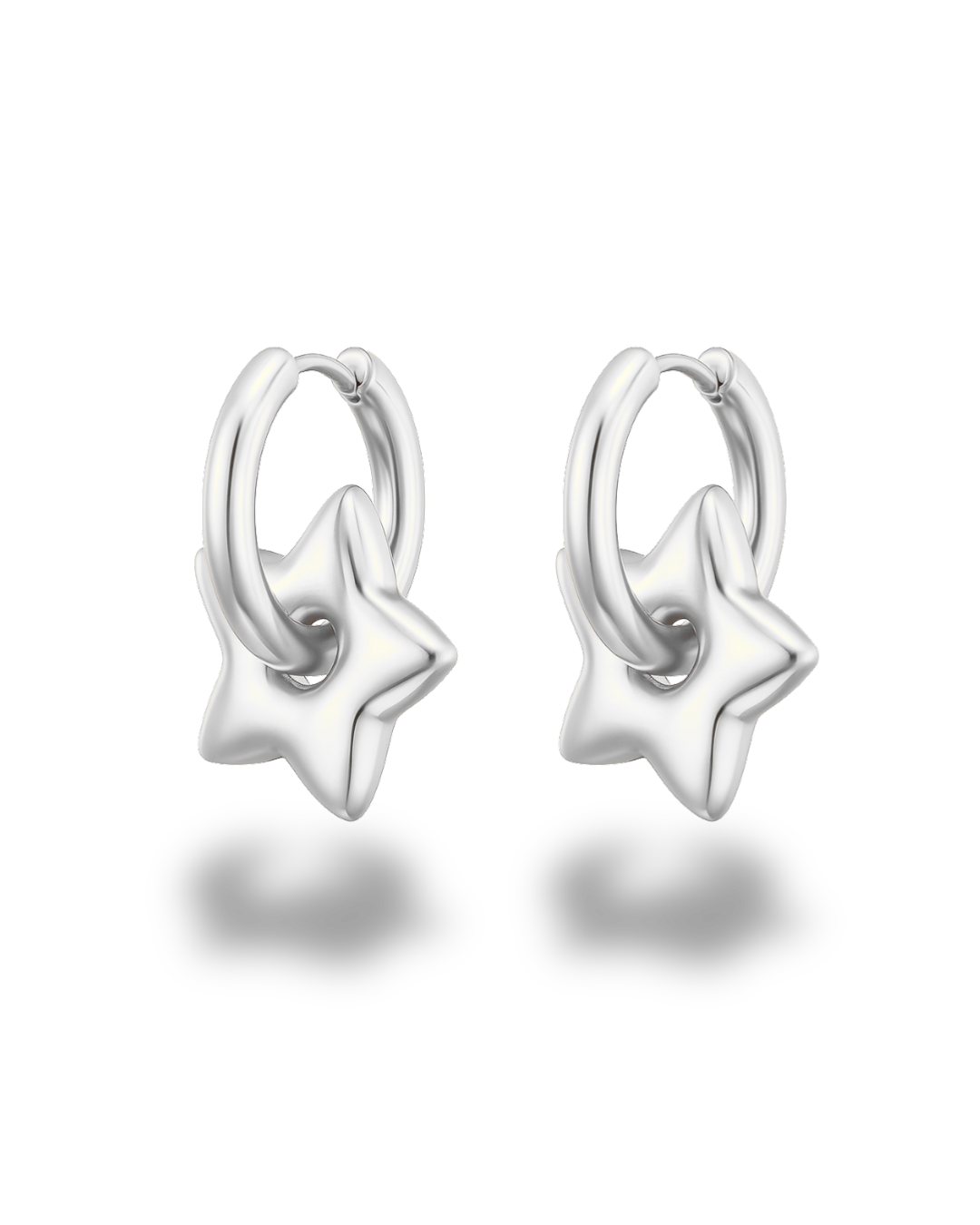 Gold Starry Earrings (Stainless Steel)